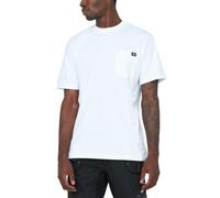 Dickies T-shirt Luray DK0A4YFC – taschino, manica corta, 100% cotone – Bianco Uomo L