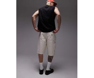 Dickies - Madison - Pantaloncini di jeans ampi écru-Bianco W38