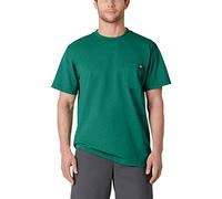 Dickies Maglietta da Uomo a Maniche Corte Heavyweight Heathered Crew Neck Tee, Green Single Dye Heather, S