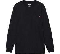 Dickies - Maglietta da uomo, a maniche lunghe, con girocollo, Nero