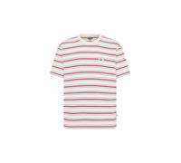 DICKIES Maglietta 'Lewistown' grigio / rosso / offwhite Uomo DICKIES XL grigio / rosso / offwhite