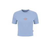 DICKIES Maglietta 'Maple Valley' blu colomba / giallo / rosso Donna DICKIES S blu colomba / giallo / rosso
