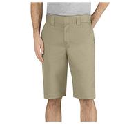 Dickies Men's 11 Inch Regular Fit Stretch Twill Work Short, Desert Sand, 36