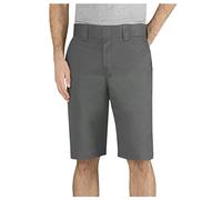 Dickies Men's 11 inch Regular Fit Stretch Twill Work Short, Gravel Gray, 32