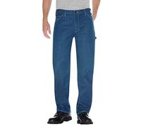 Dickies Men's Big-Tall Relaxed Fit Carpenter Jean, Stone Washed, 48x32