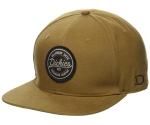 Dickies Men's Flat Bill Duck Brown Duck Snapback Hat