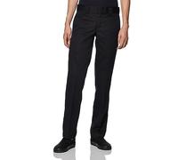 Dickies Men's Flex Work Pant Slim Straight Fit, Black, 36 30