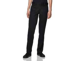 Dickies Men's Flex Work Pant Slim Straight Fit, Black, 40 32