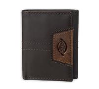 Dickies Men's Leather Extra Capacity Trifold Wallet (Brown)