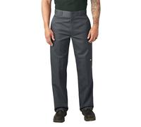 Dickies Men's Loose Fit Double Knee Work Pants - Durable Twill Utility Trousers for Construction, Warehouse, Industrial Use, Charcoal, 32W x 30L