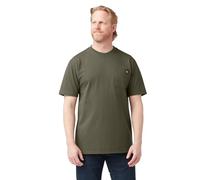 Dickies Men's Short Sleeve Heavyweight Crew Neck, Military Green, XL