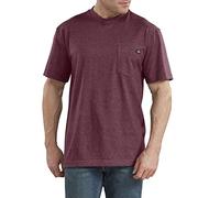 Dickies Men's Short Sleeve Heavyweight Heathered Crew Neck Tee