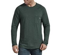 Dickies Men's Temp-IQ Performance Cooling Long Sleeve T-Shirt, Hunter Heather, M