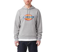 Dickies Men's Tricolor DWR Pullover Fleece, Heather Gray, 2X
