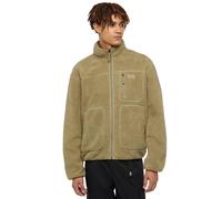 Dickies Monte Hope Uomo Giacca IN Pile Pullover Teddyfleece Verde Kaki Nuovo