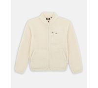 Dickies Mount Hope Fleece Whitecap Gray Pile Orsetto Zip Panna Uomo DK0A4YEEF901