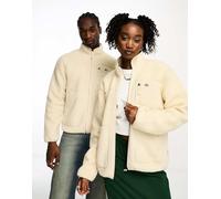 Dickies - Mountain Hope - Giacca in pile color pietra a collo alto-Neutro XS