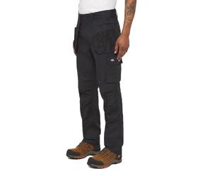 Dickies Multi Pocket Utility Pantaloni da Lavoro Neri in Poliestere per Uomo - 30
