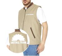 Dickies nys sherpa lined duck vest desert sand