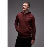 Dickies - Oakport - Felpa bordeaux con cappuccio-Rosso XS