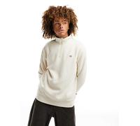 Dickies - Oakport - Felpa in pile color pietra con zip corta-Neutro 2XL