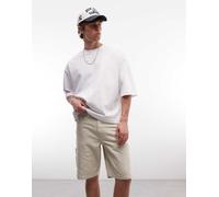 Dickies - Pantaloncini bianco sporco a righe hickory da 11 pollici W29