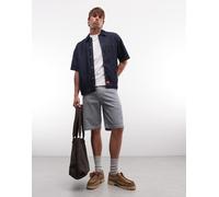 Dickies - Pantaloncini blu a righe hickory da 11 pollici W33