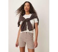 Dickies - Pantaloncini marrone cappuccino a righe hickory W28