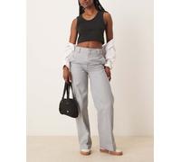 Dickies - Pantaloni a fondo ampio grigio chiaro W30