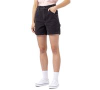 Dickies Pantaloni Corti In Tela Duck Damen Nero NUOVO