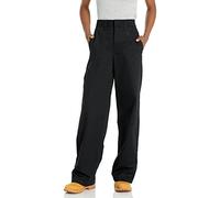 Dickies Pantaloni da Donna in Twill a Gamba Larga, Nero risciacquato, 66