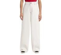 Dickies - Pantaloni da Falegname in Denim Larghi - - Jeans - Donna - Bianco - S