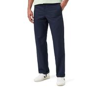 Dickies Pantaloni da Lavoro Active Waist in Twill, Taglio Regular, Pantaloni Casual Uomo, Nero Scuro, 36W / 32L