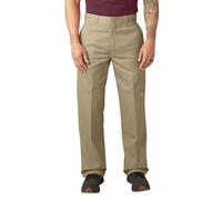 Dickies Pantaloni da Lavoro Larghi da Uomo a Doppio Ginocchio, Cachi, 32W x 30L