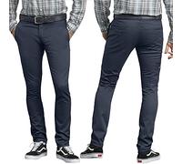Dickies Pantaloni da Lavoro Skinny A Taglio Dritto Casual, Nero Scuro, 34W / 30L Uomo