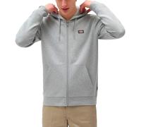 Dickies - Pile con cappuccio e zip - Oakport Zip Hoodie Grey Melange per Uomo - Taglia L - Grigio