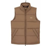 Dickies - Piumino smanicato - Waldenburg Vest Mushroom per Uomo in Nylon - Taglia M - Marrone