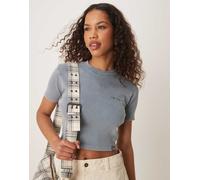 Dickies - Plentywood - T-shirt mini blu slavato L
