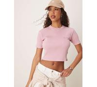 Dickies - Plentywood - T-shirt mini rosa slavato L