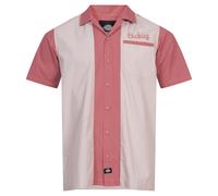 Dickies Pulaski Uomo Maniche Corte Casual Camicia Tempo Libero Rosso Nuovo