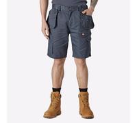 Dickies Redhawk Pantaloncini Da Lavoro Utility Cargo Multi-Tasca Per Uomo Grigio