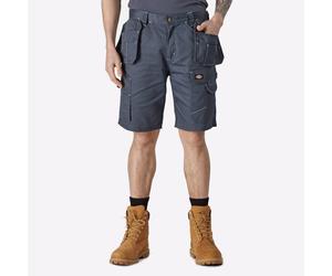 Dickies Redhawk Pantaloncini Da Lavoro Utility Cargo Multi-Tasca Per Uomo Grigio