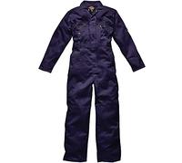 Dickies Redhawk - Tuta intera con chiusura lampo, Blu, WD4839 NV 40T