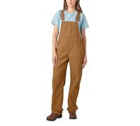 Dickies Relaxed Bib Overall Salopette, Rinsed Brown Duck, XX-Large Donna