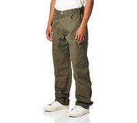 Dickies Relaxed Fit Sanded Duck Carpenter Jean Jeans, Verde Muschio, W30 / L30 Uomo