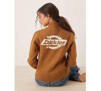 DICKIES Pullover 'Ruston' cognac / bianco Donna DICKIES L