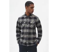 Dickies Sacramento Shirt Grey Mel Camicia Scozzese Grigia/Nera Uomo DK0A4XDZGYM