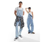 Dickies - Salopette classica in denim blu chiaro vintage S