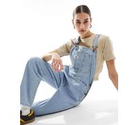 Dickies - Salopette classica in denim blu vintage XS