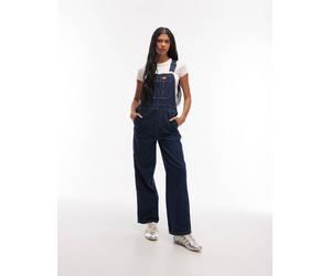 Dickies - Salopette di jeans ampia indaco scuro-Blu M